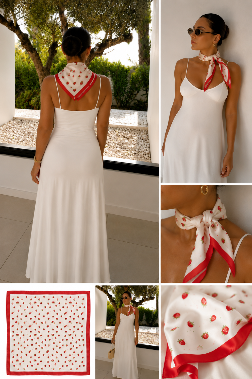 Foulard Monte-Carlo Rouge