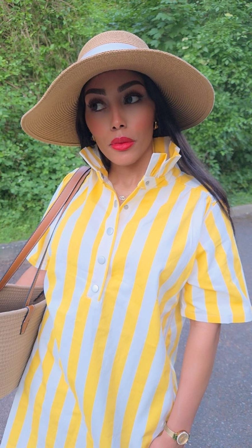Robe Col Volant Capri