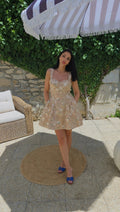 Robe courte Fleur de Perles