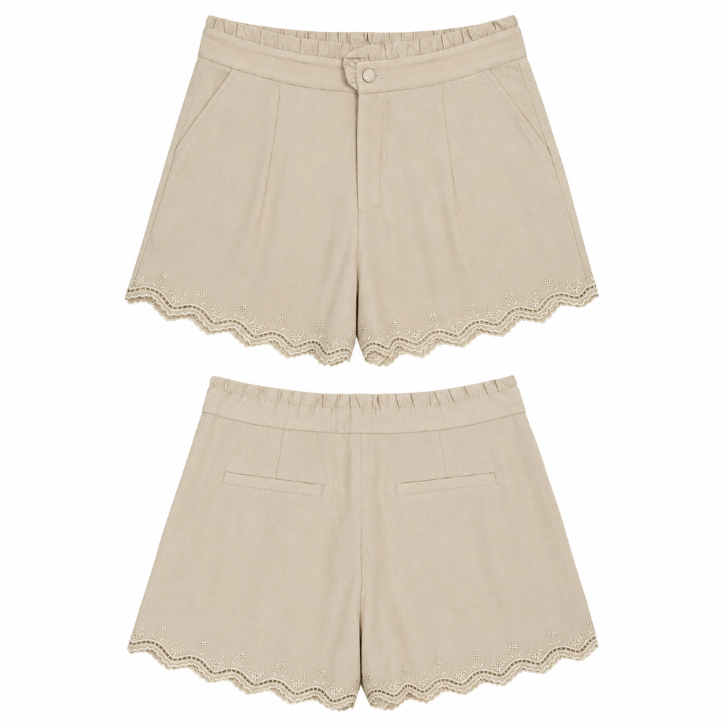 Short Riviera Brodé
