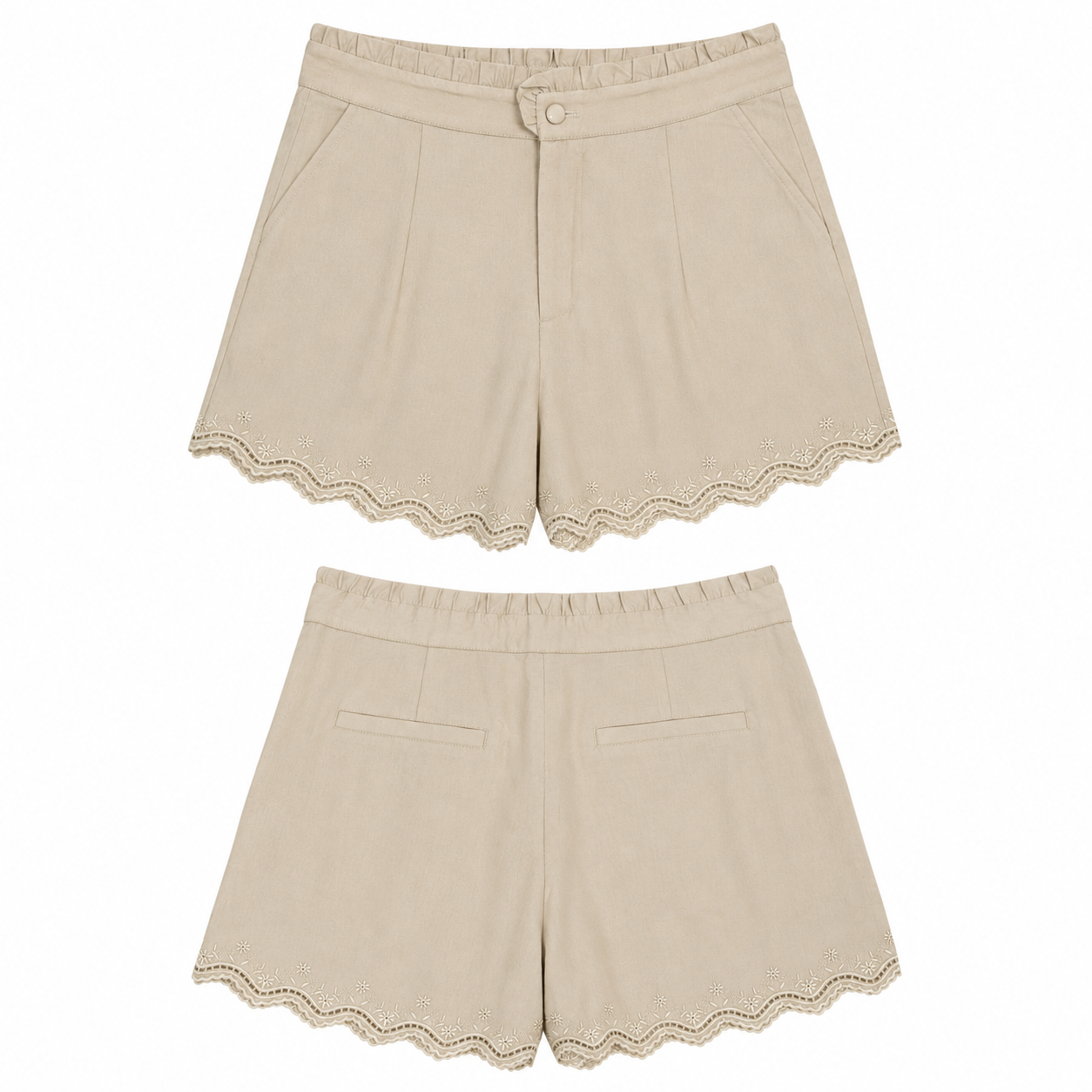 Short Riviera Brodé